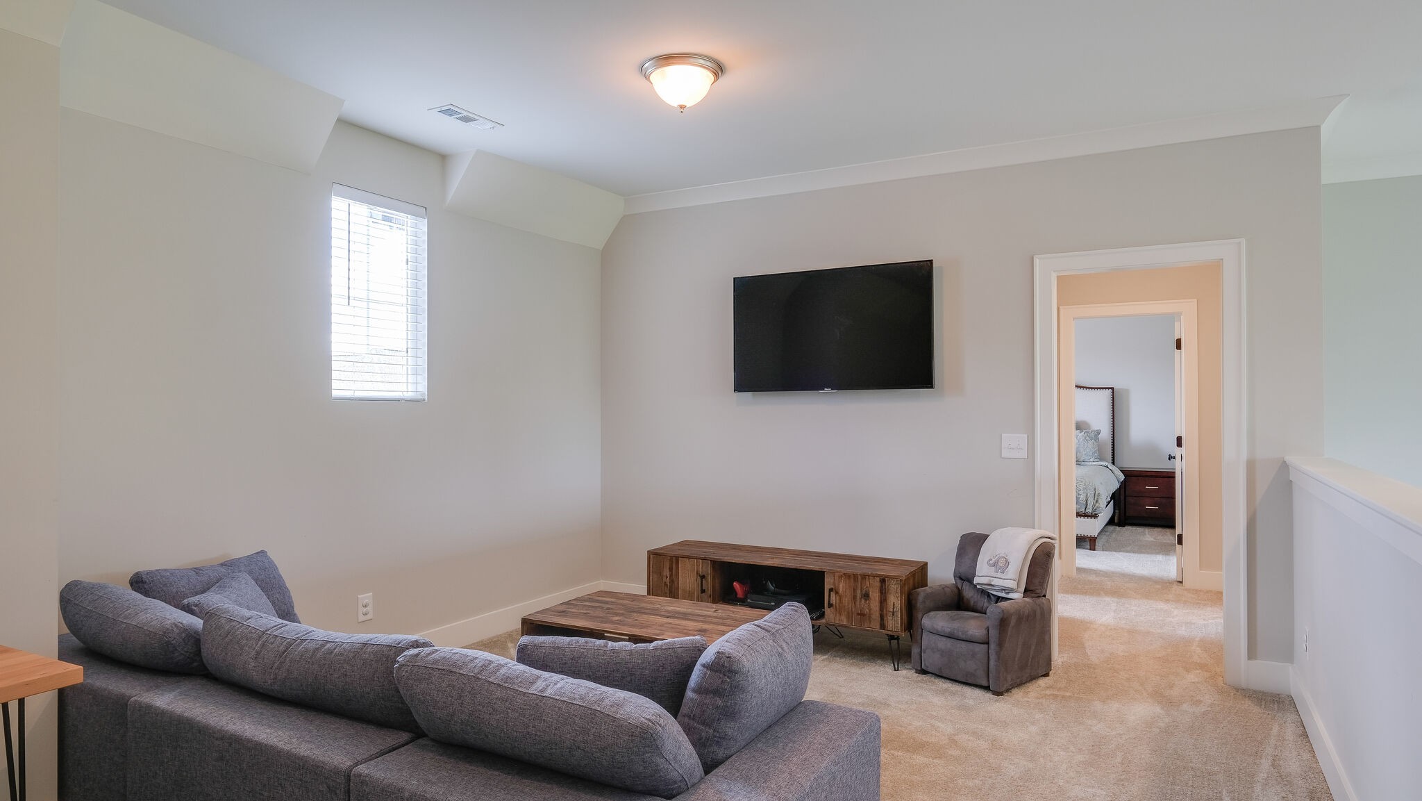 779 Plowson Road Mount Juliet, TN 37122 - Photo 21 of 44 a living room with furniture and a flat screen tv