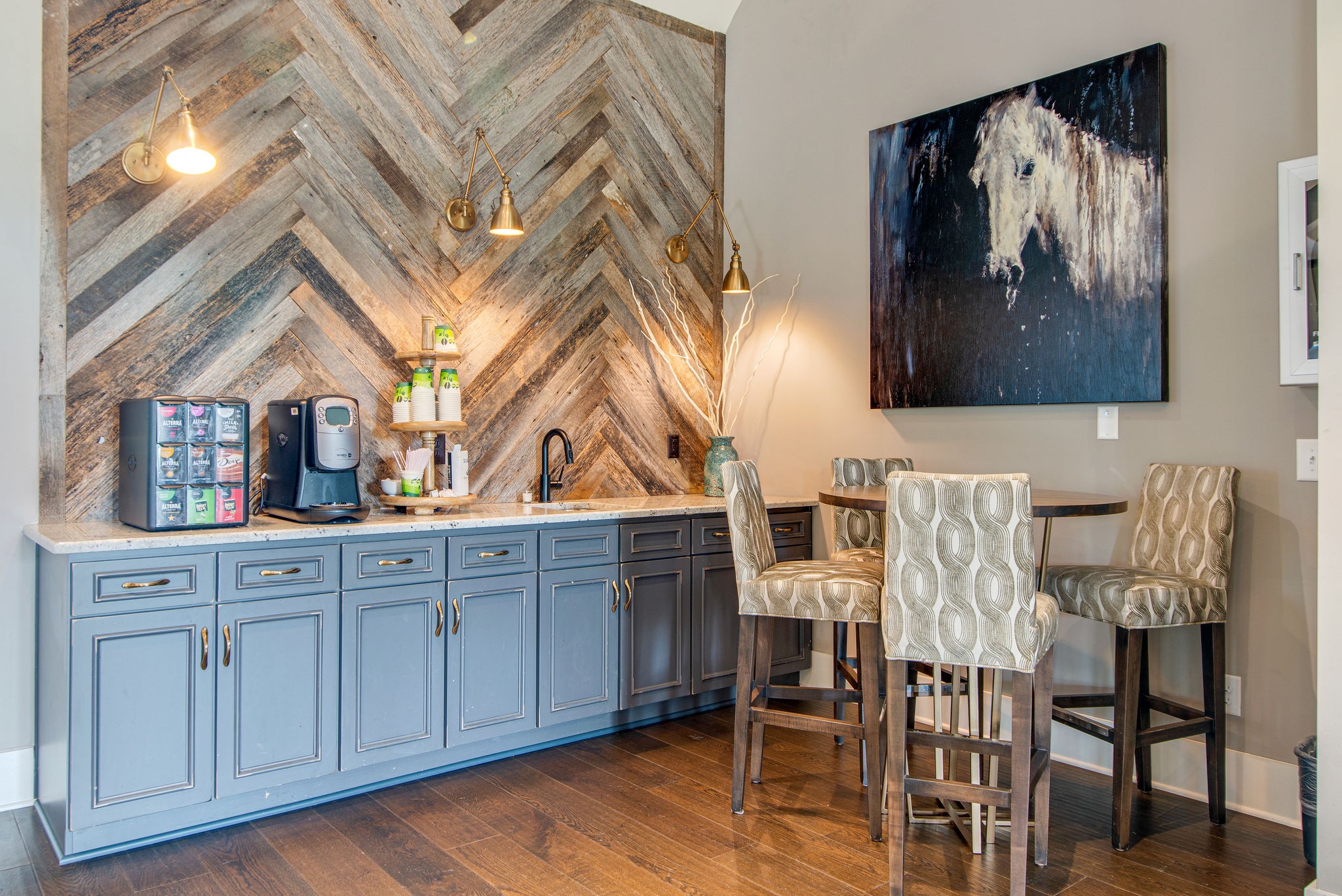 779 Plowson Road Mount Juliet, TN 37122 - Photo 43 of 44 a dining room with furniture and wooden floor