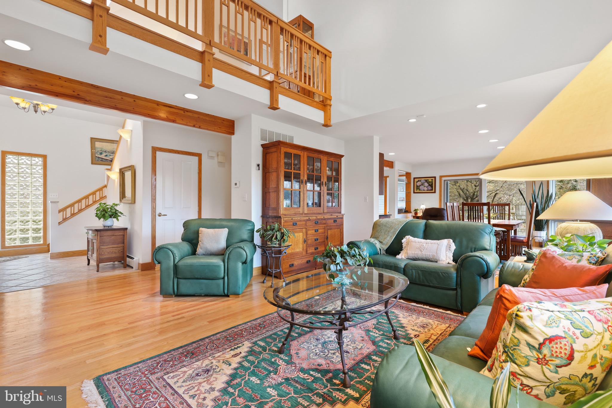 1501 Severncroft Road Annapolis, MD 21409 - Photo 9 of 24 Lovely Exposed Wood Beams Spanning the Rooms