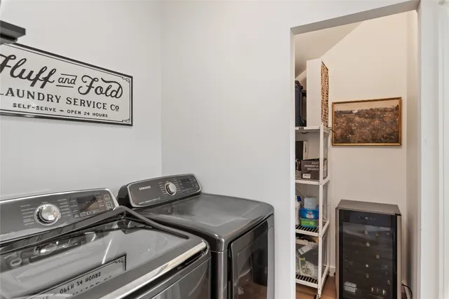 a view of a room with storage