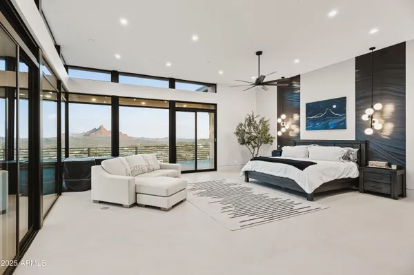 a view of a terrace with sitting area