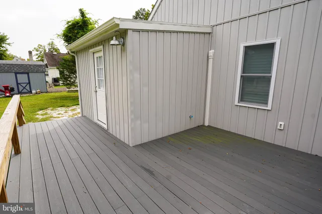 a view of outdoor space and deck