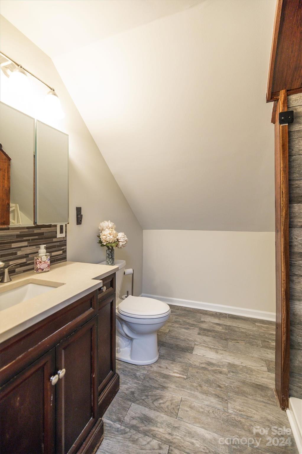8800 Flowes Store Road Concord, NC 28025 - Photo 33 of 48 a bathroom with a sink a toilet and mirror