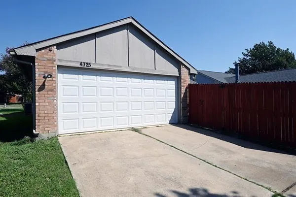 a backyard of a house