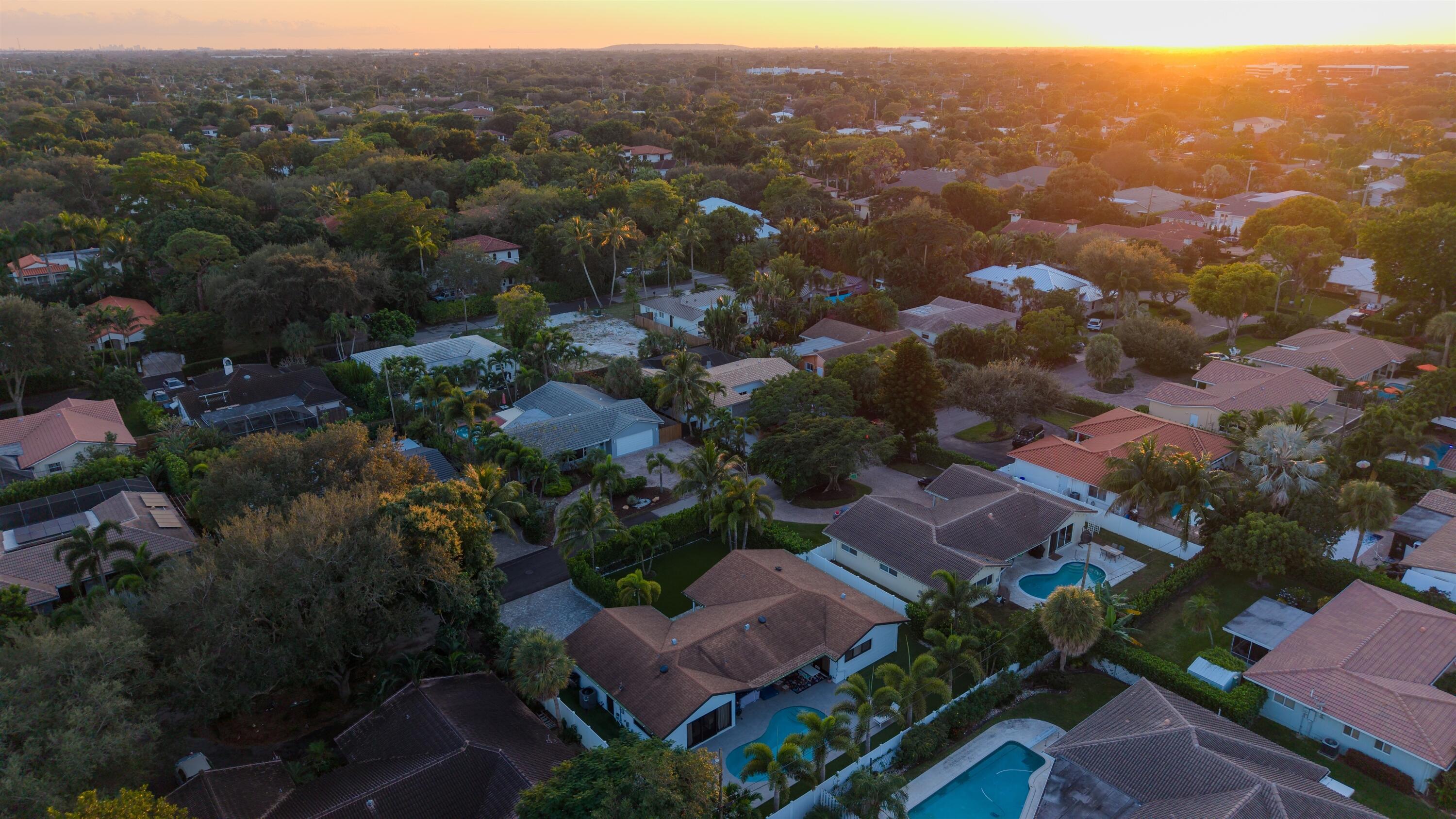 833 Northwest 6th Terrace Boca Raton, FL 33486 - Photo 44 of 49 an aerial view of residential houses with outdoor space