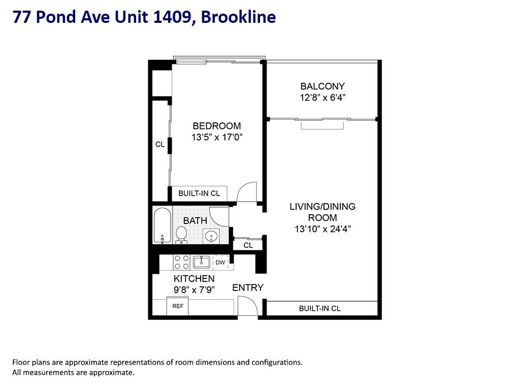 77 Pond Avenue, Unit 1409 Brookline, MA 02445 - Photo 14 of 14