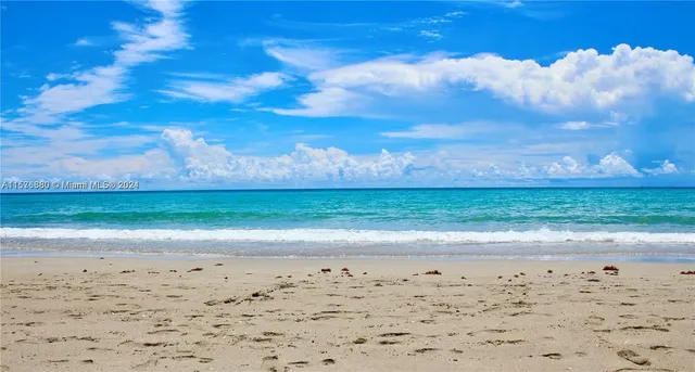 a view of beach and ocean