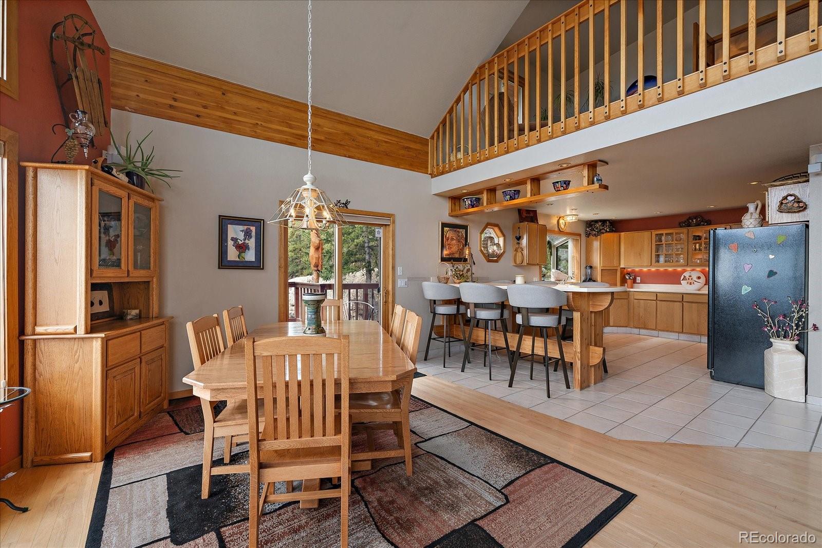 19791 Maxwell Drive Morrison, CO 80465 - Photo 12 of 50 a view of a dining room with furniture