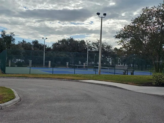 a view of a basketball court