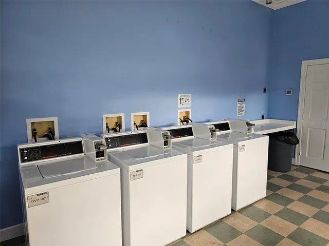 a room with storage and utility