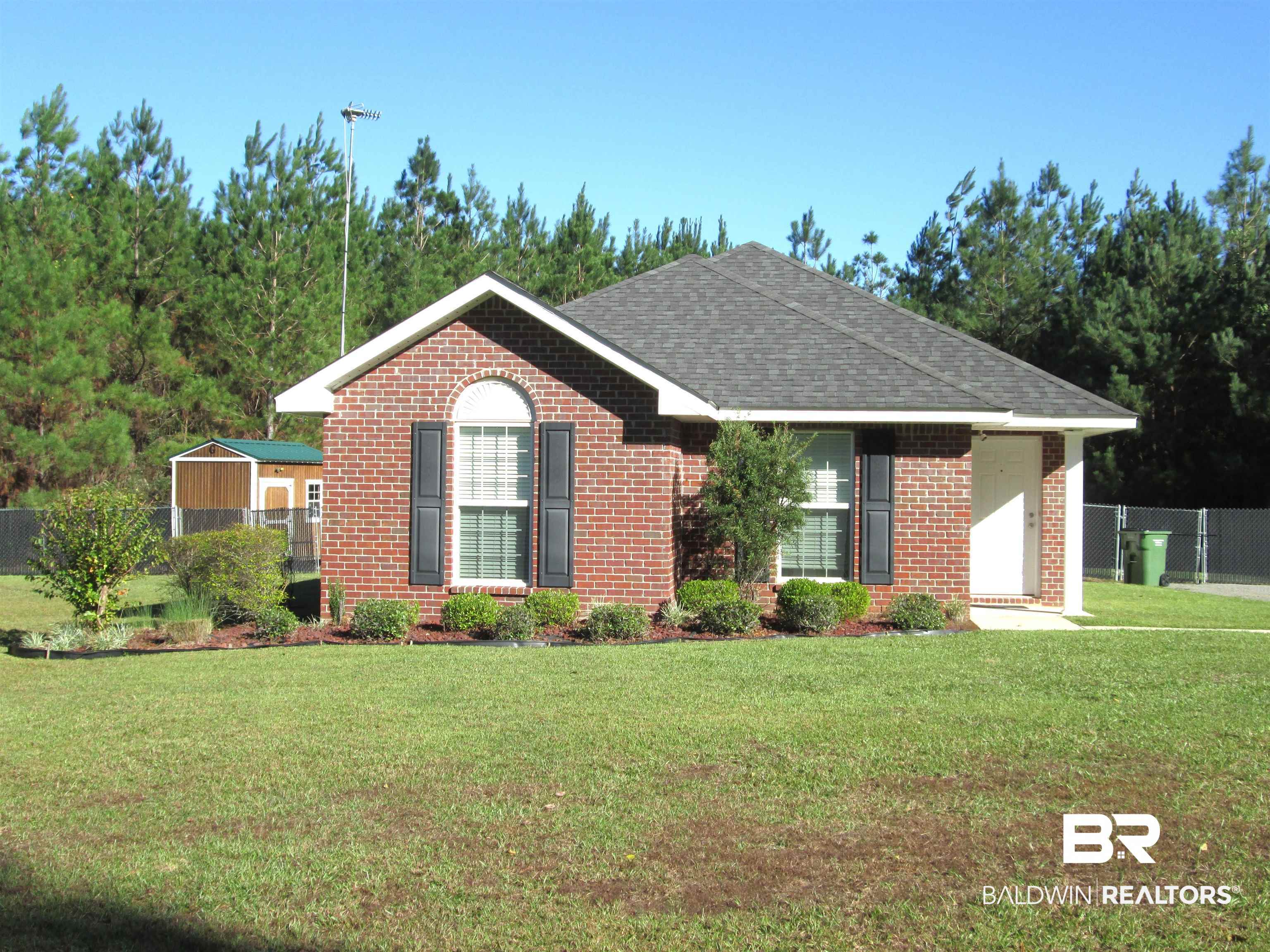 530 Brethren Church Road Fruitdale, AL 36539 - Photo 1 of 24 View of front facade with a front yard