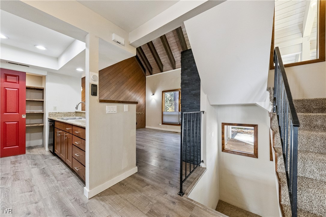 908 Harold Drive, Unit 23 Incline Village, NV 89451 - Photo 18 of 44 a view of kitchen with furniture and wooden floor