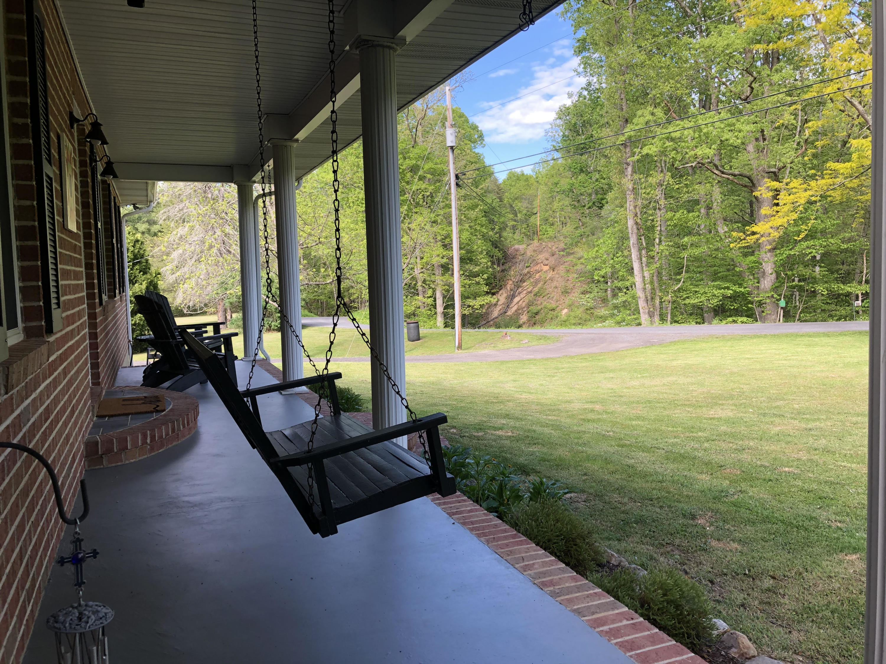 8010 Mill Branch Road Covington, VA 24426 - Photo 5 of 36 front porch view out 2