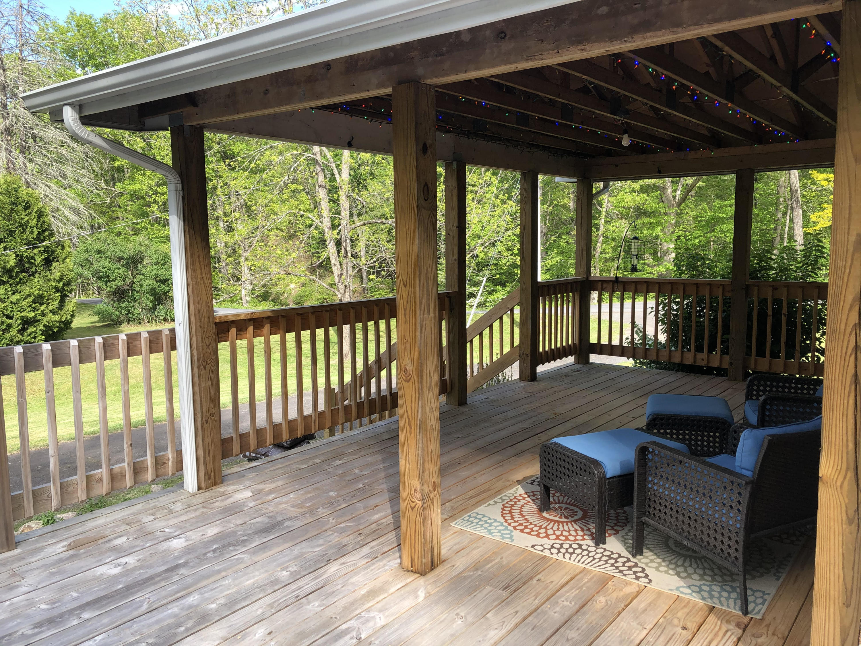 8010 Mill Branch Road Covington, VA 24426 - Photo 8 of 36 side covered deck view 2
