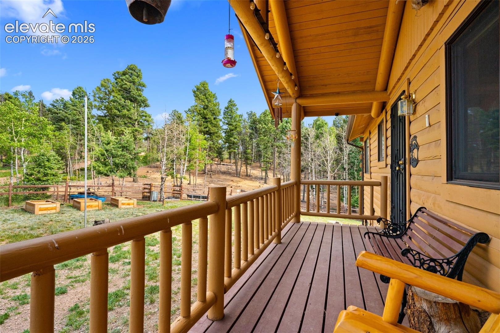 4269 County Road 51 Road Divide, CO 80814 - Photo 4 of 39 Front deck entrance