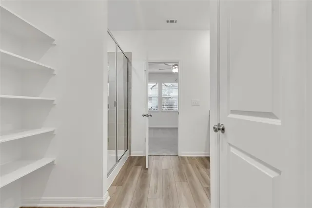 a view of wooden floor