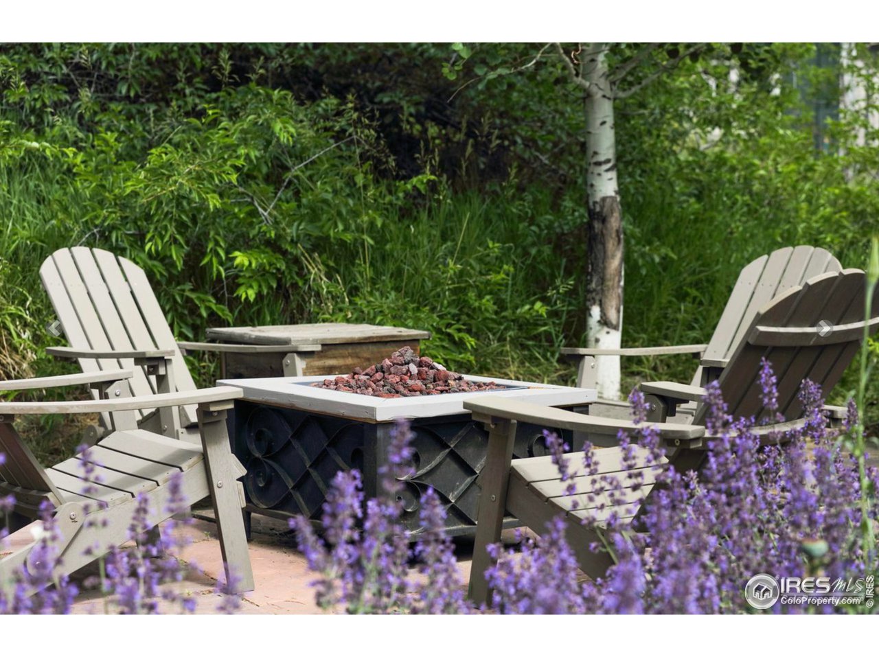 811 County Road 83 Boulder, CO 80302 - Photo 23 of 38 a view of backyard with seating space and trees in the background