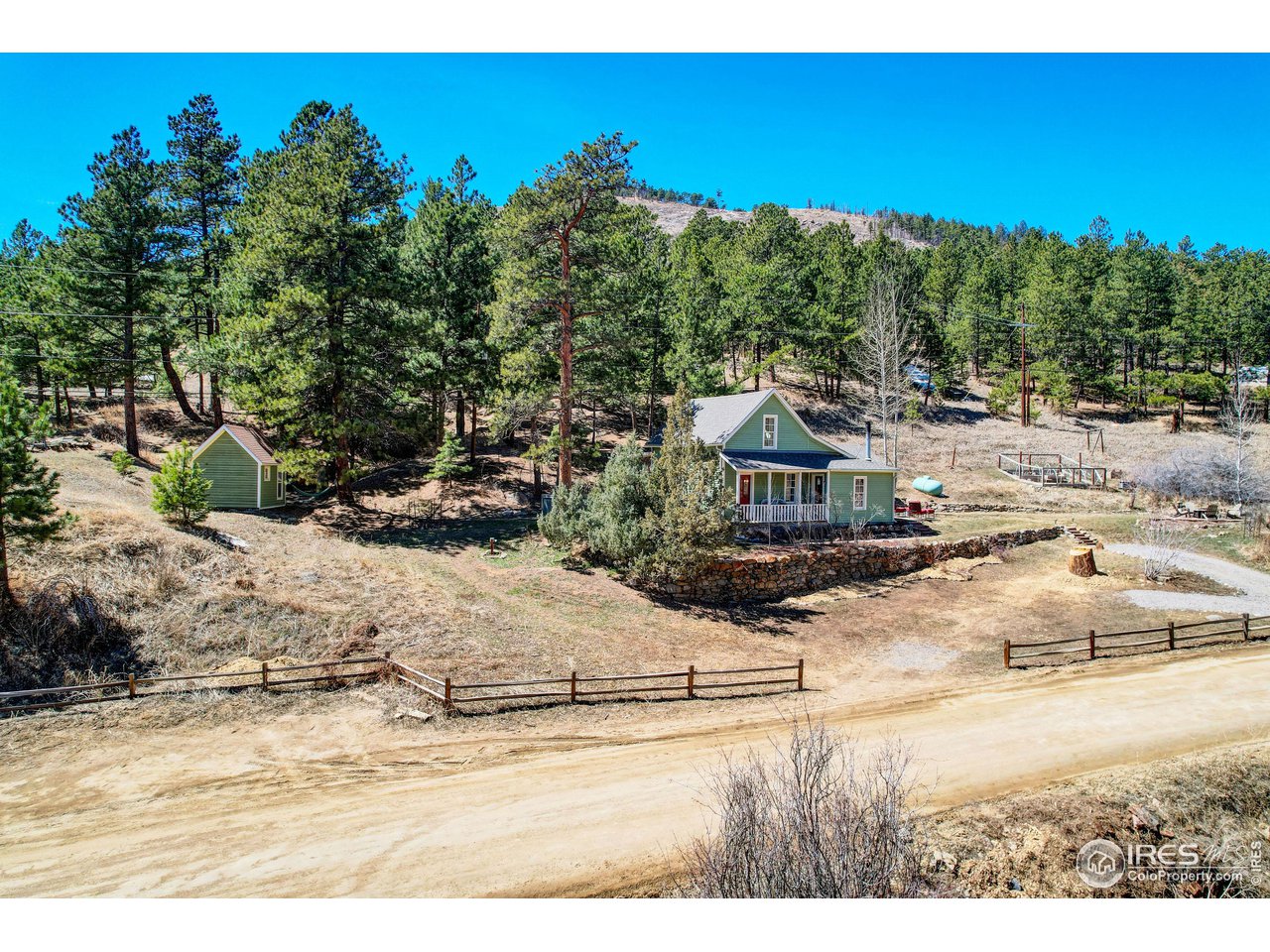 811 County Road 83 Boulder, CO 80302 - Photo 35 of 38 a view of a houses of the back yard