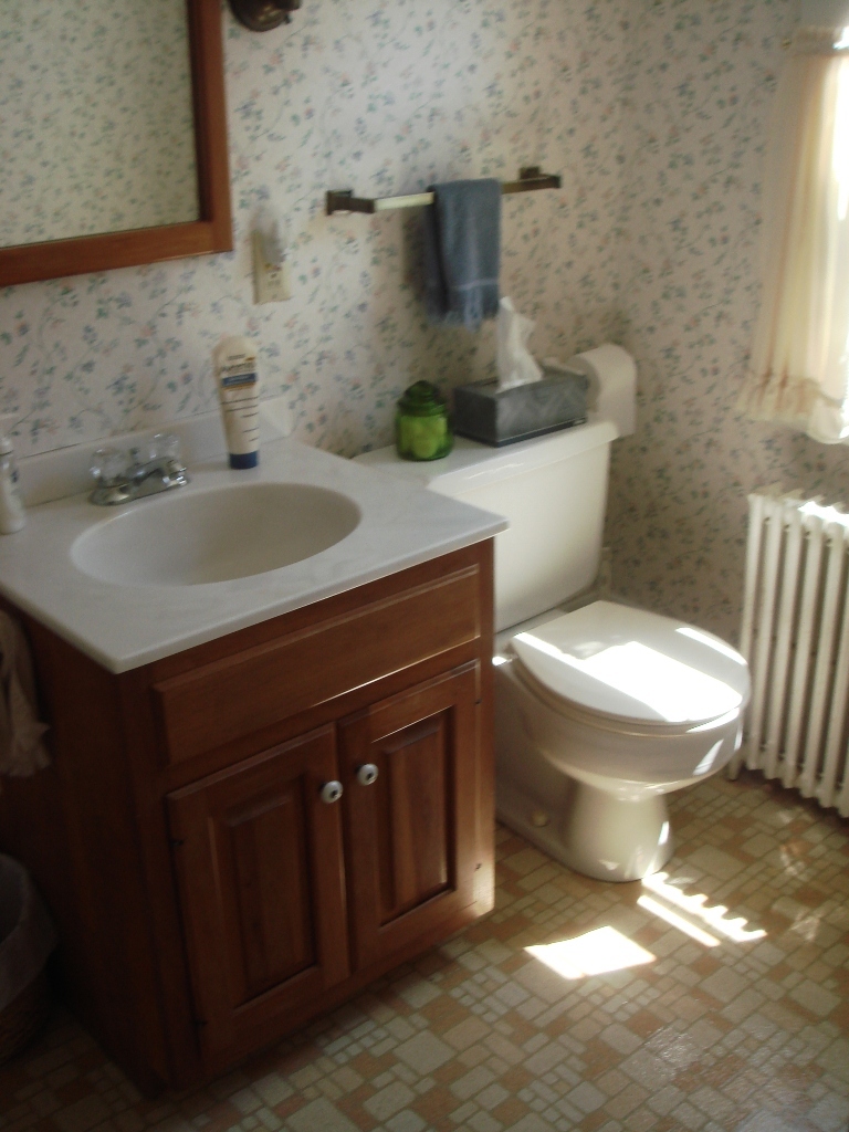 404 Middle Road Clarksburg, MA 01247 - Photo 9 of 16 a bathroom with a sink toilet and mirror
