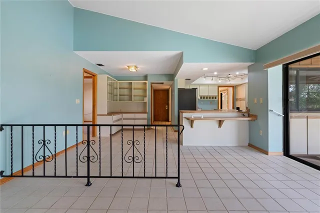a bathroom with a bathtub and a sink