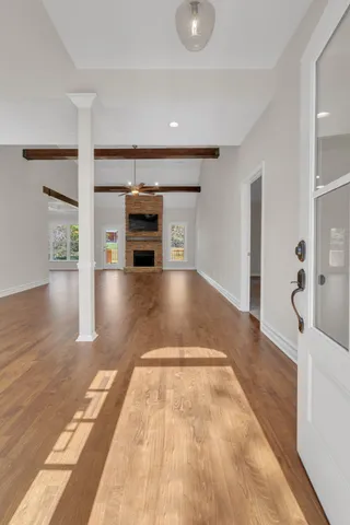 a view interior of the house and kitchen