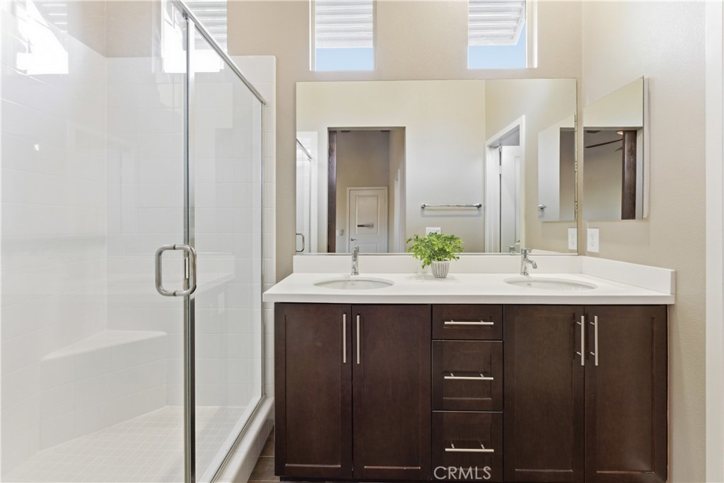 77 Adelfa Street Rancho Mission Viejo, CA 92694 - Photo 36 of 64 Master bathroom! lots of windows and high ceilings!