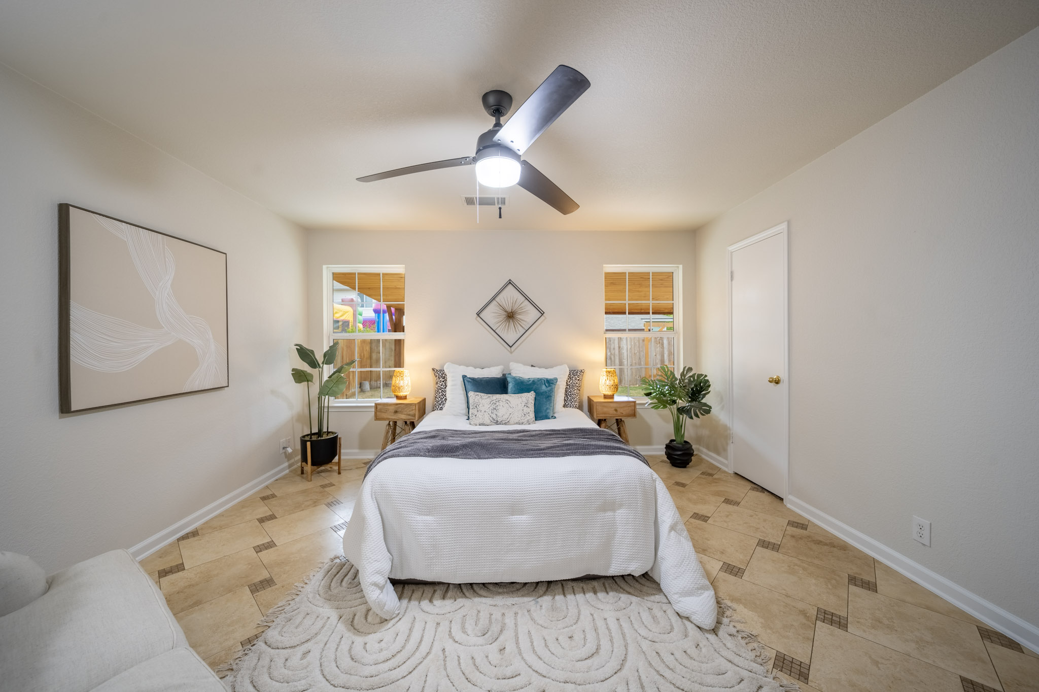 1302 Newbury Street Georgetown, TX 78626 - Photo 12 of 20 a bedroom with a bed and window