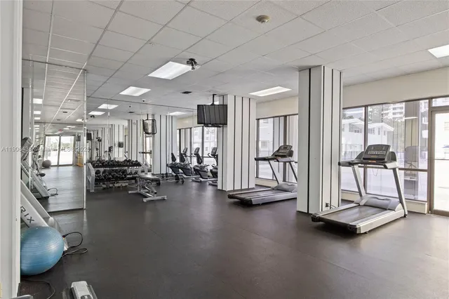 a view of a terrace with seating space