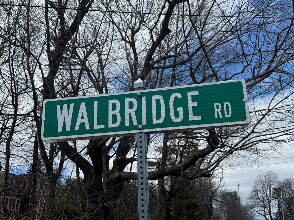 a view of a sign board