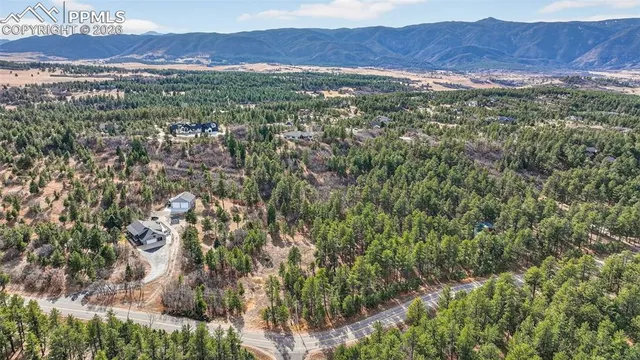 a view of city and mountain
