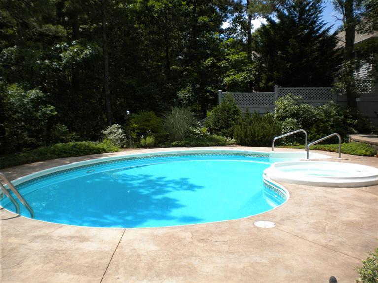 146 Cairn Ridge Road East Falmouth, MA 02536 - Photo 4 of 29 a view of swimming pool with a garden