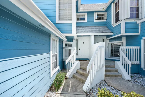 a view of outdoor space and deck
