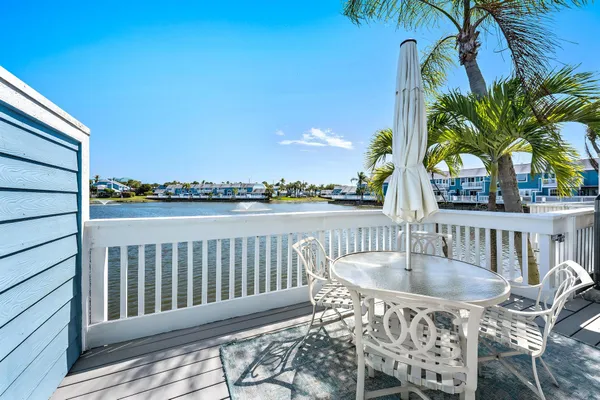 a view of balcony with furniture and outdoor space