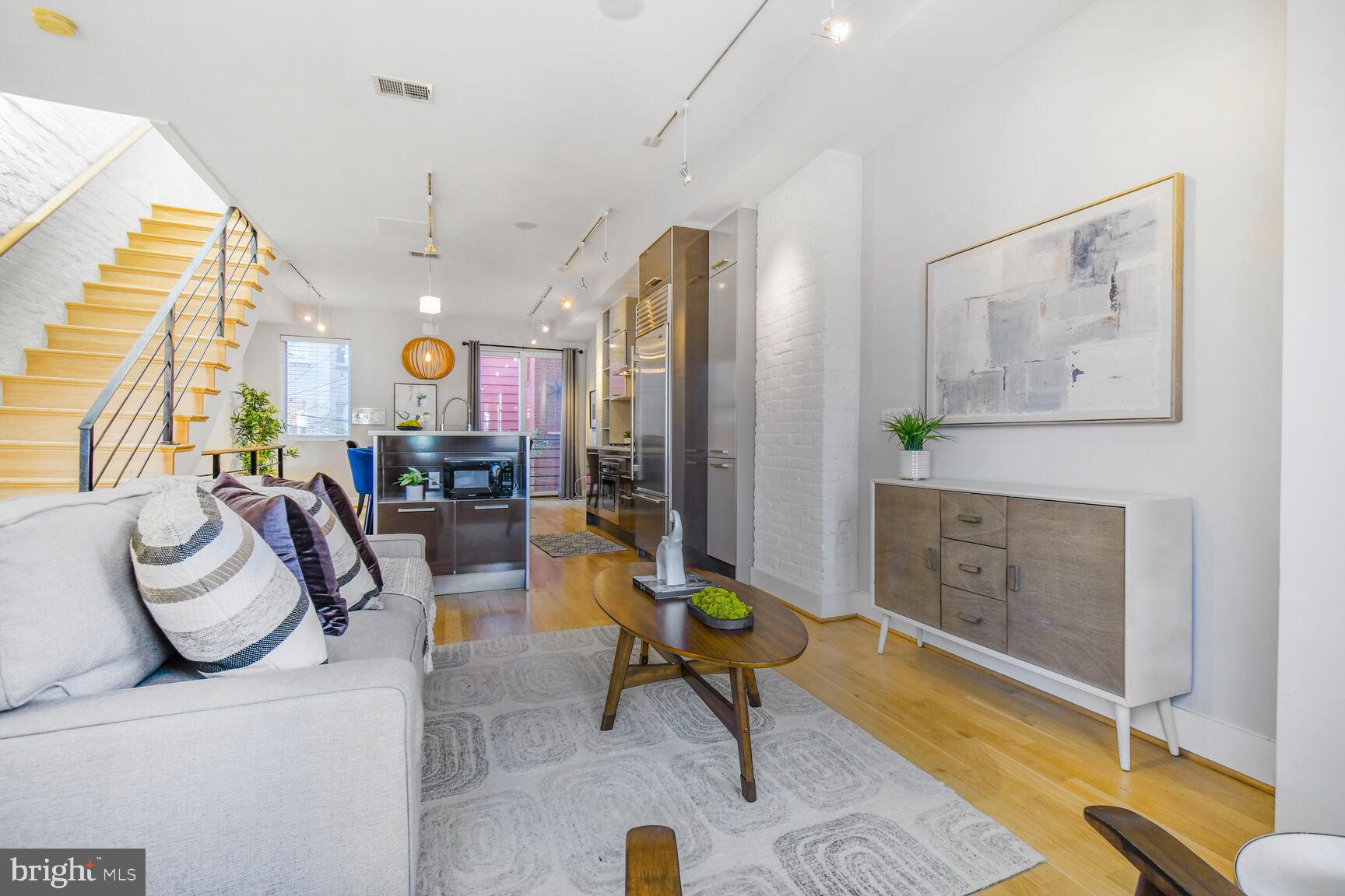 1538 Swann Street Northwest Washington, DC 20009 - Photo 35 of 37 Owner's Unit 2 - High Ceilings w/ Open Floor Plan