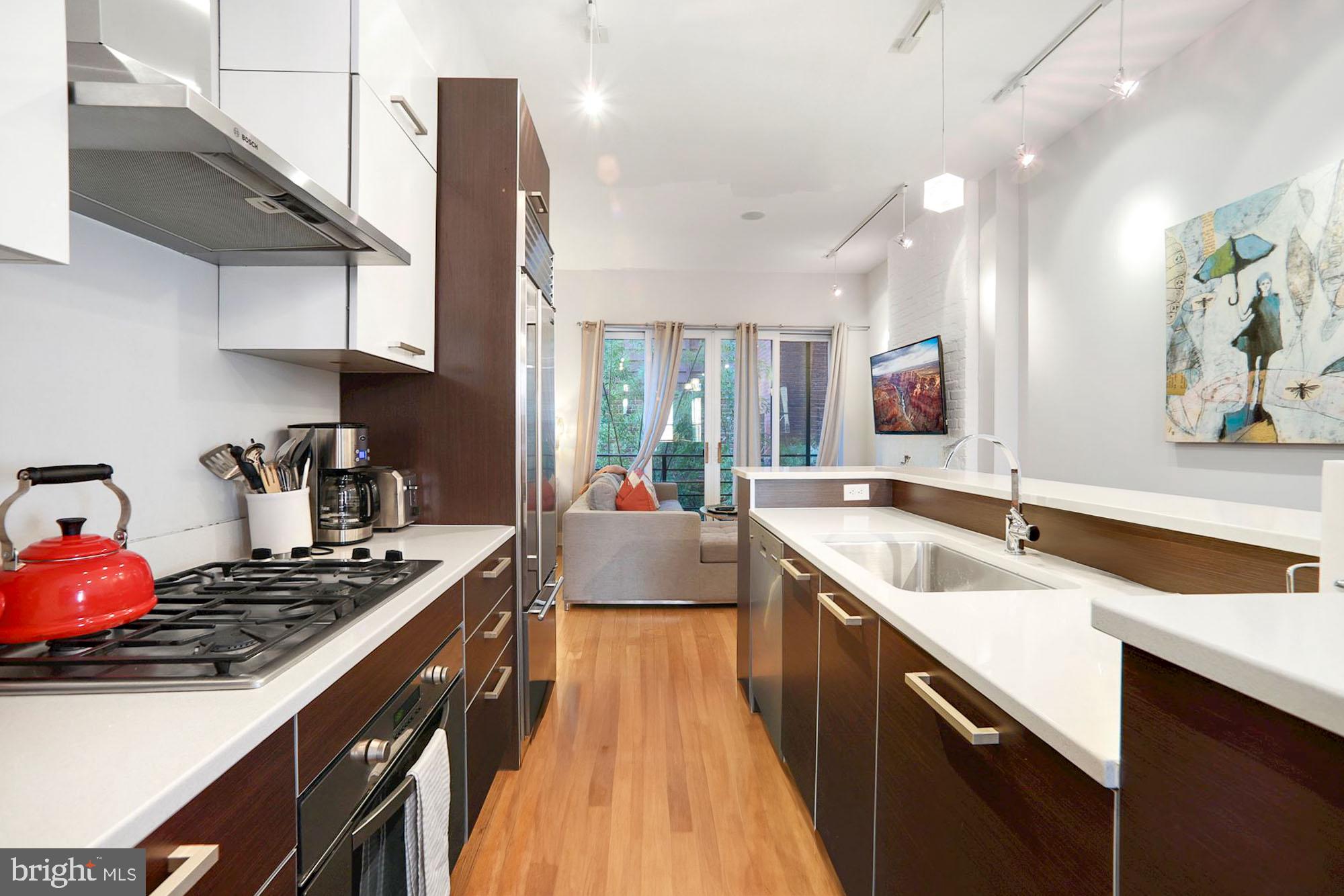 1538 Swann Street Northwest Washington, DC 20009 - Photo 19 of 37 Unit 1 - Open Layout Chef's Kitchen