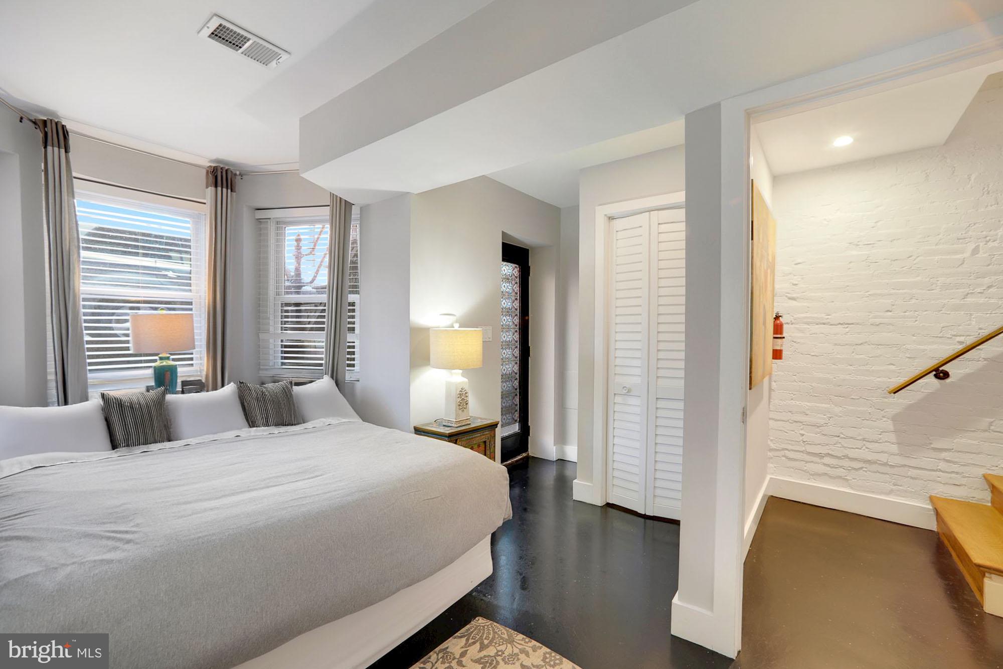 1538 Swann Street Northwest Washington, DC 20009 - Photo 25 of 37 Unit 1 - Front Bedroom with Private Entrance