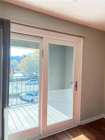 a view of front door