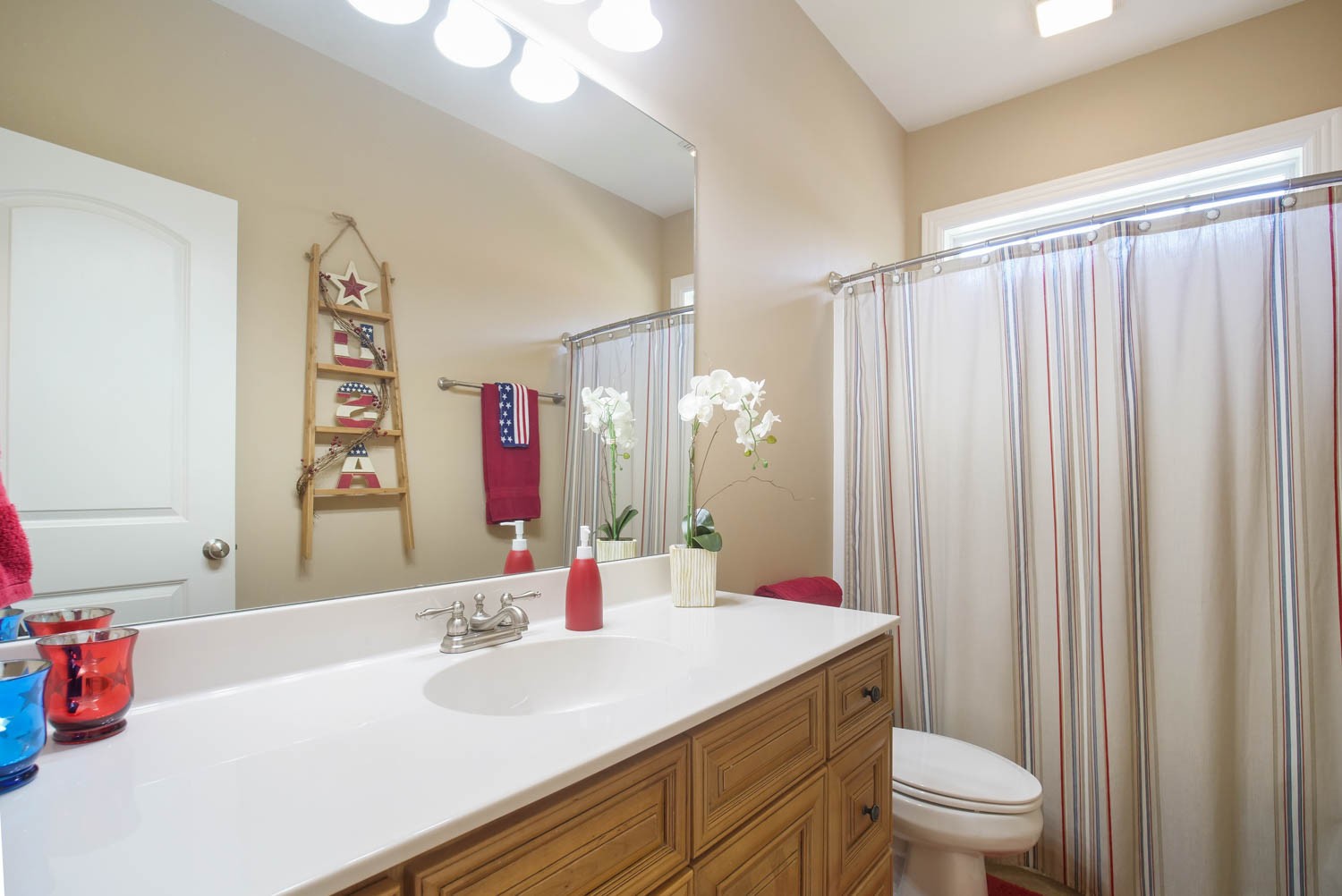 545 Sugar Flat Road Lebanon, TN 37087 - Photo 20 of 26 a bathroom with a sink vanity mirror and toilet
