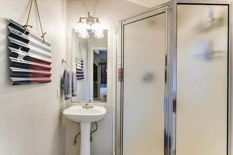 a room with furniture