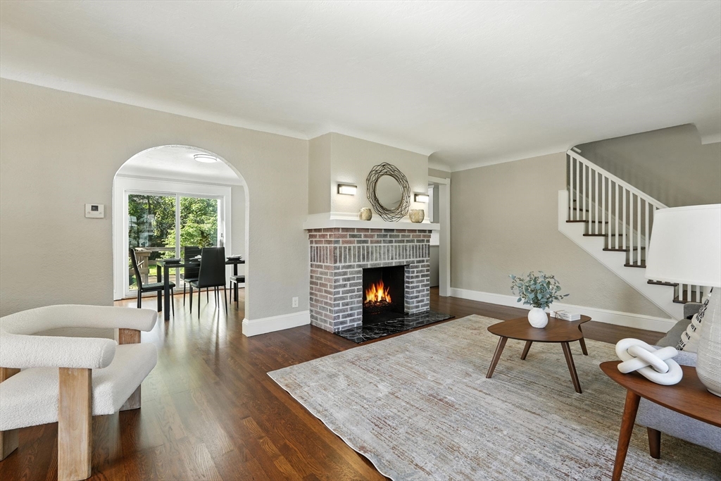 706 Allen Street Springfield, MA 01118 - Photo 4 of 33 a living room with furniture and a fireplace