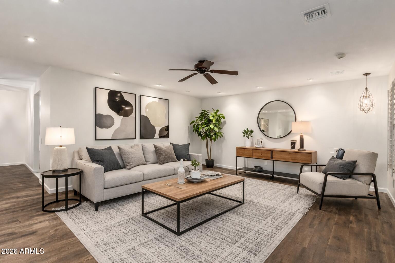 5502 South Jolly Roger Road Tempe, AZ 85283 - Photo 11 of 38 Living Room Staged View #1