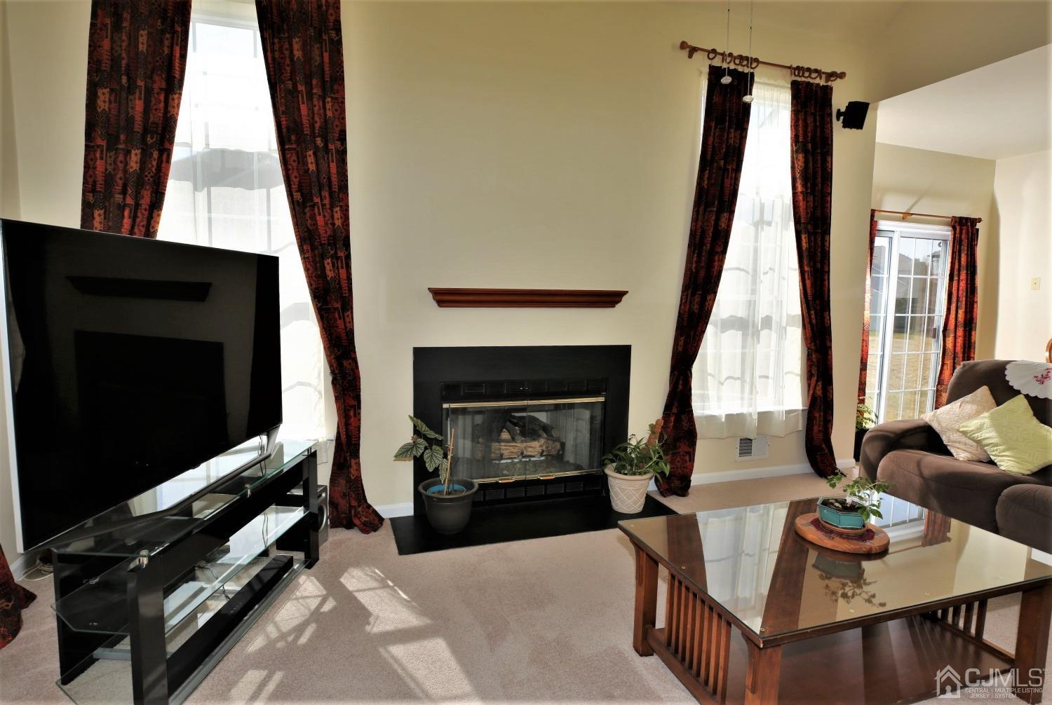 30 Potomac Road Monmouth Junction, NJ 08852 - Photo 23 of 60 a living room with furniture a fireplace and a flat screen tv