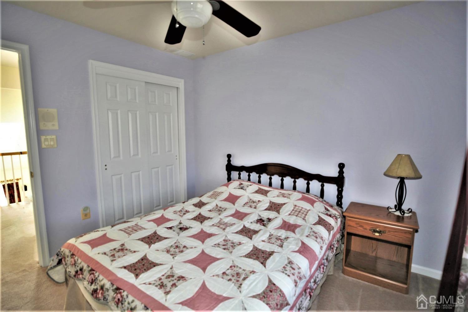 30 Potomac Road Monmouth Junction, NJ 08852 - Photo 43 of 60 a bedroom with a bed and a lamp on table