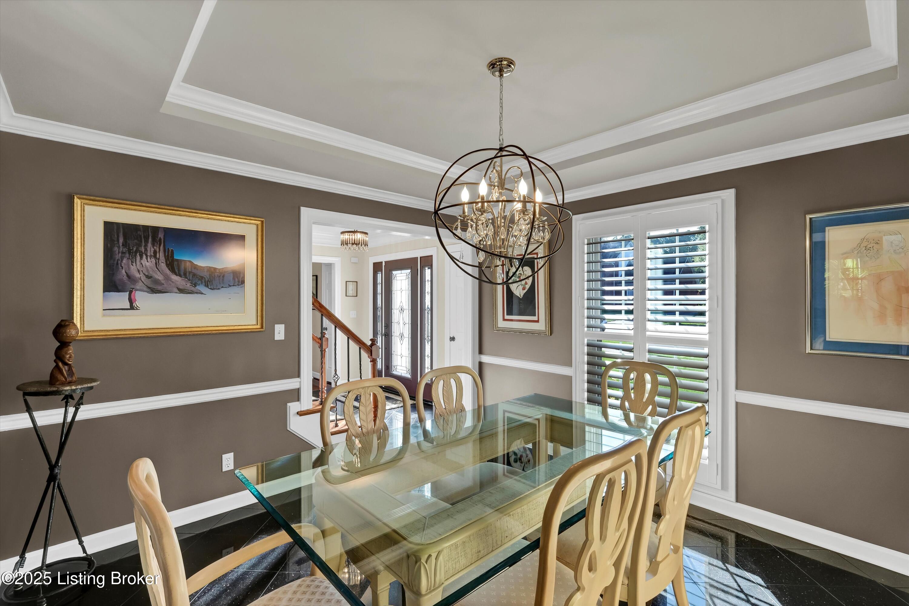 10612 Edgewater Road Louisville, KY 40223 - Photo 3 of 55 Formal Dining Room - Granite Midnight Galaxy Floor