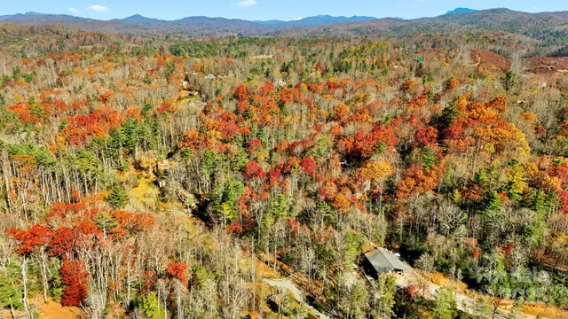 a view of city and mountain