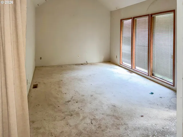 a view of a room with window