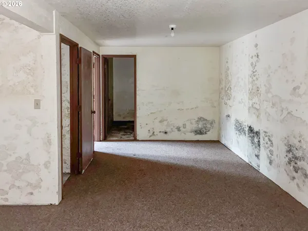 a view of a room with window
