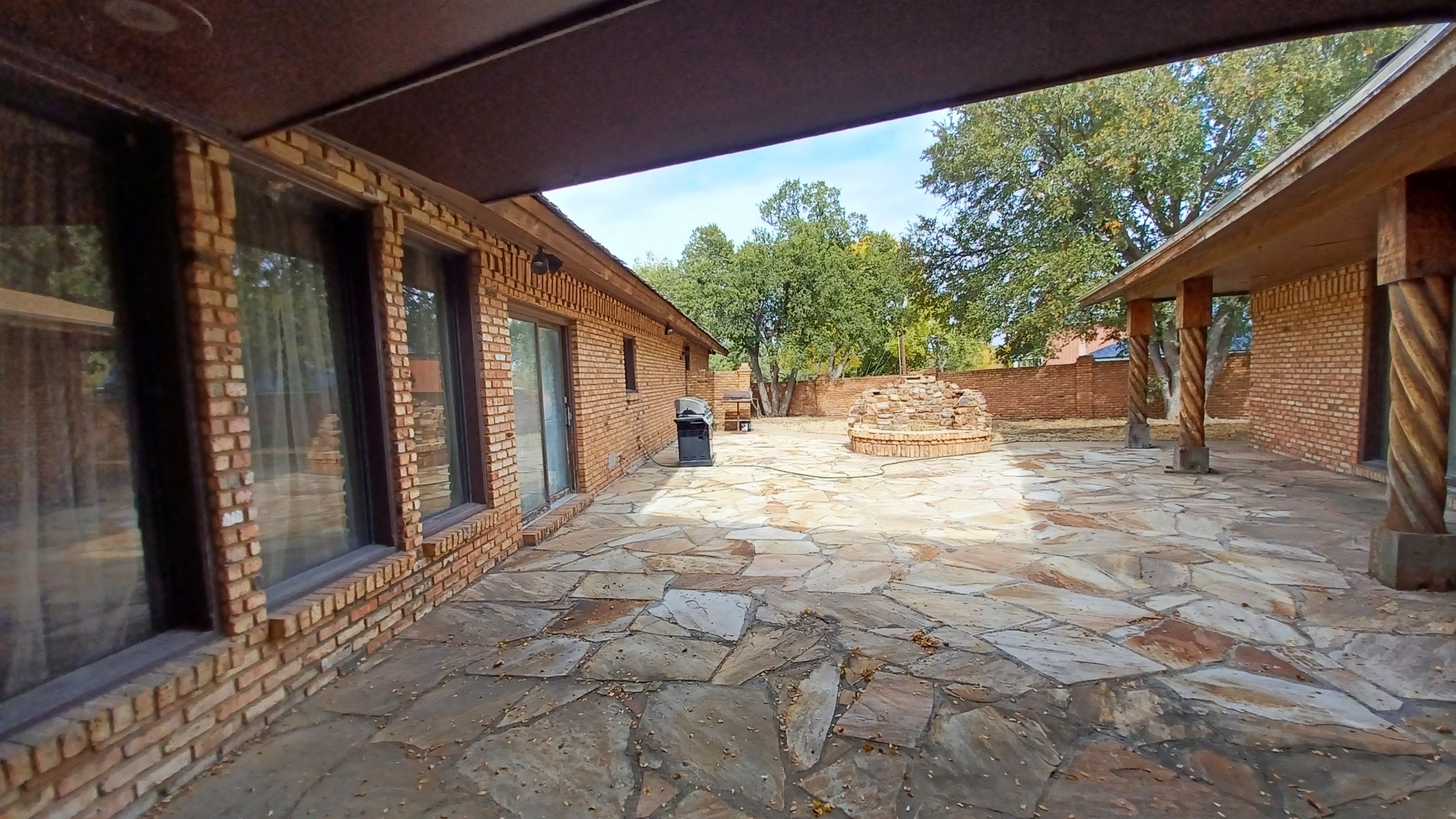 108 Timberlake Court Borger, TX 79007 - Photo 38 of 42 Backyard Lime stone