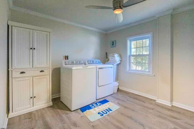 a room with storage and utility