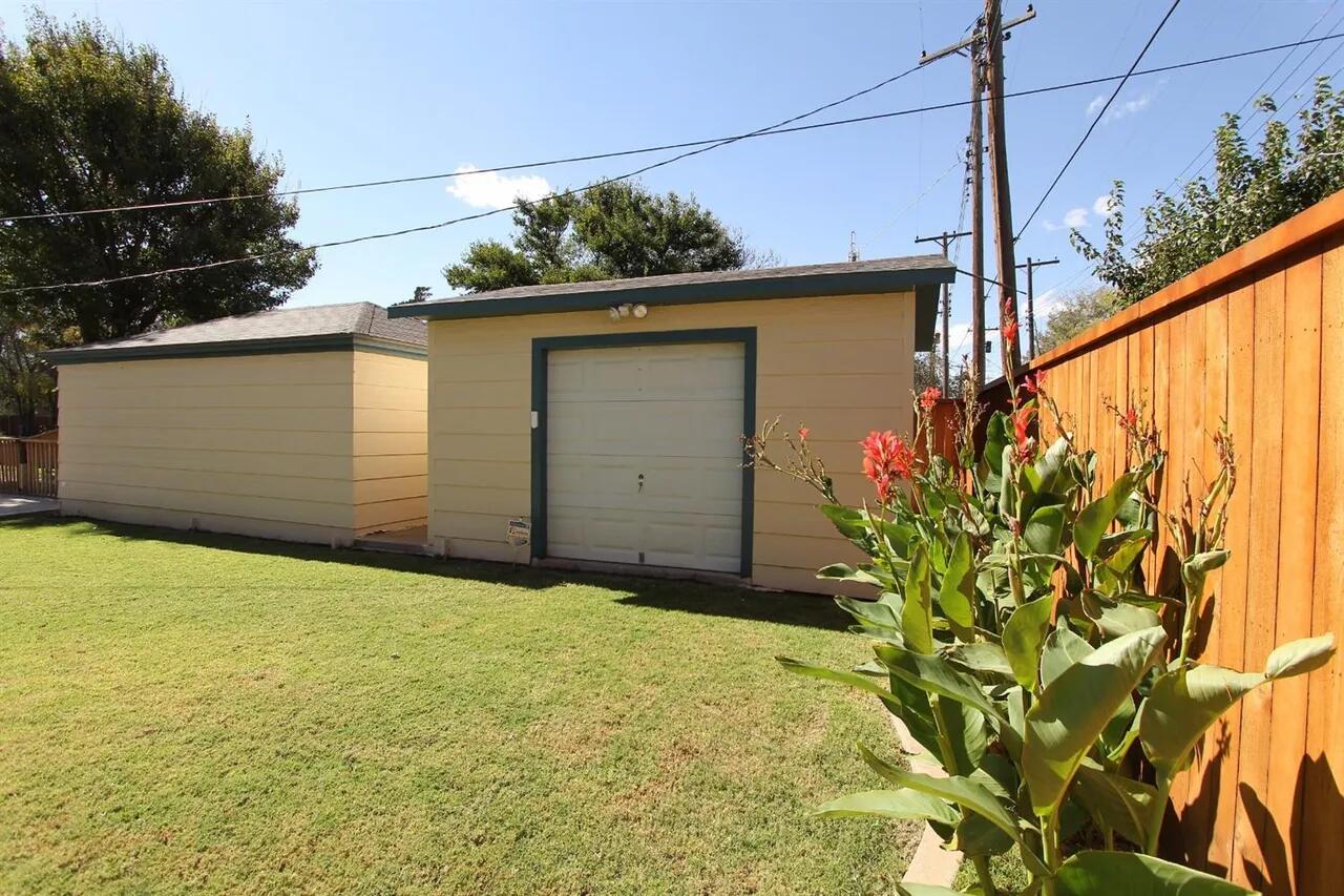 2610 35th Street Lubbock, TX 79410 - Photo 19 of 19 a view of a backyard of the house